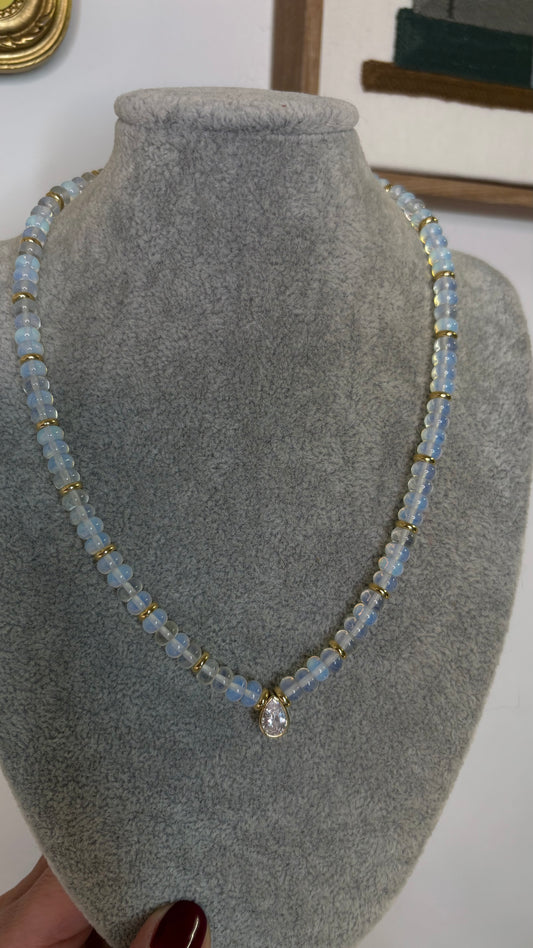 Tear Drop Translucent Necklace